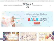 Tablet Screenshot of dermae.com